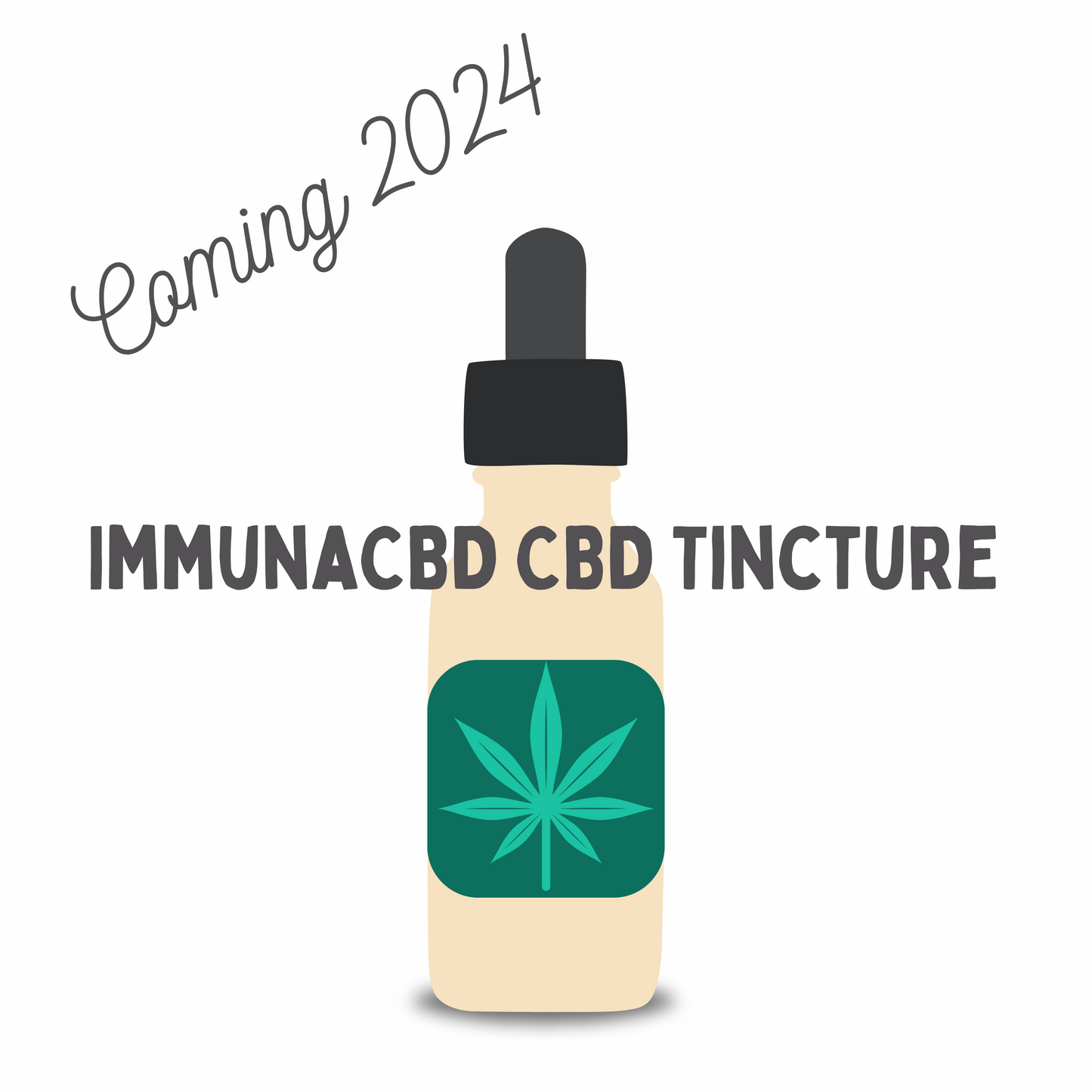 ImmunaRelief's ImmunaCBD CBD tincture coming late 2024! $55 per 2oz bottle