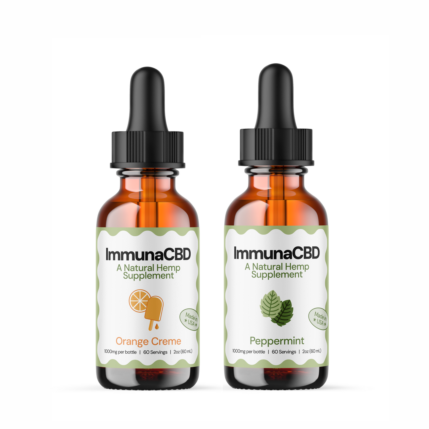 ImmunaCBD Orange Creme & Peppermint Bundle | Autoimmune Disease